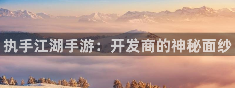 28大神加拿大：执手江湖手游：开发商的神秘面纱