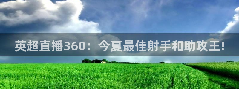 玩球直播app最新版本下载：英超直播360：今夏最佳射手和助攻王!